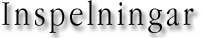 Inspelningar